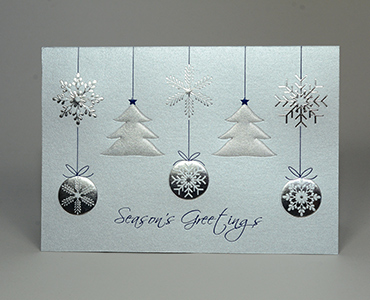 CARTONCINO SILVER METALLIZZATO CON INTERNO BIANCO DA INSERIRE NELLE ALETTE.
